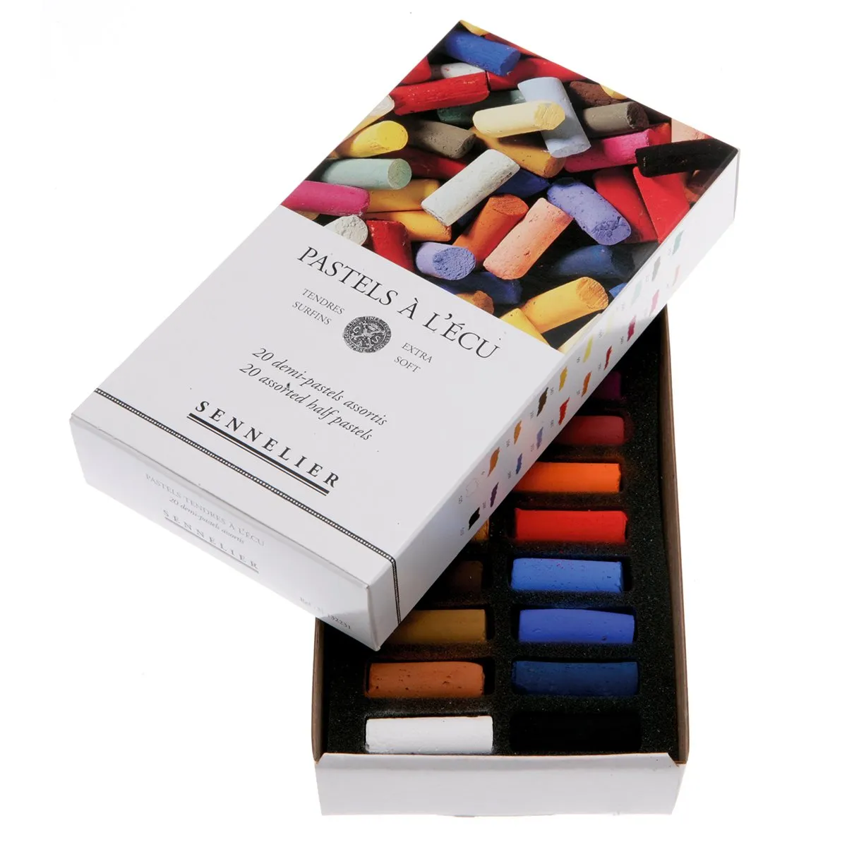 Sennelier Extra Soft Pastels 20 Half Stick - Assorted Set