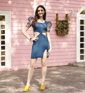 Skyward Chic Cut-Outs Mini Dress