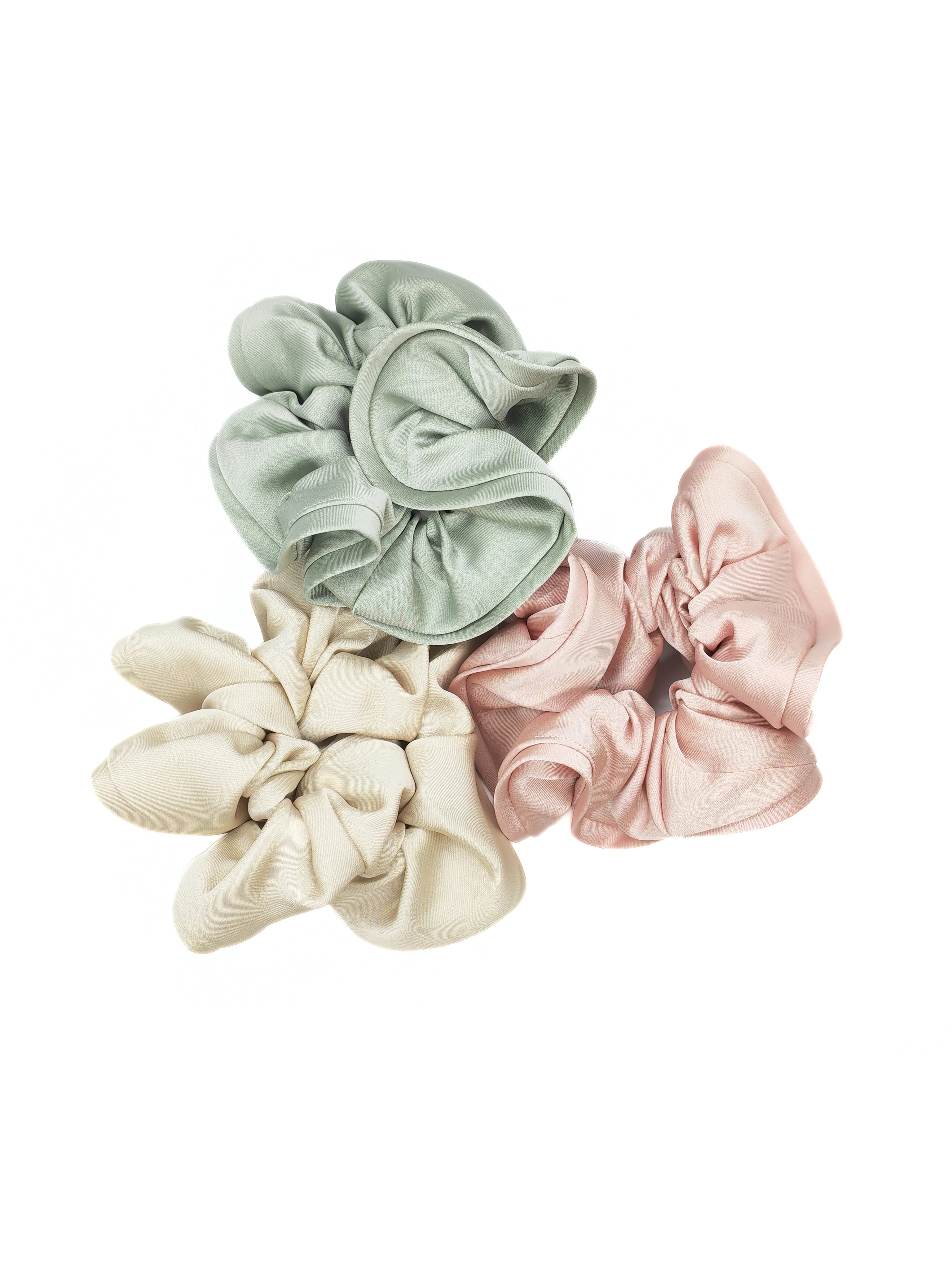Soft Satin Pastel Scrunchie