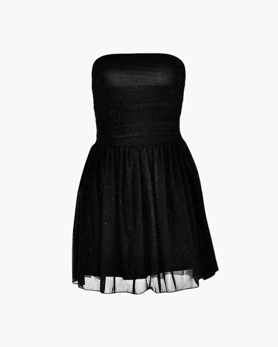 Staria – Corset bodice with bow – Mini dress