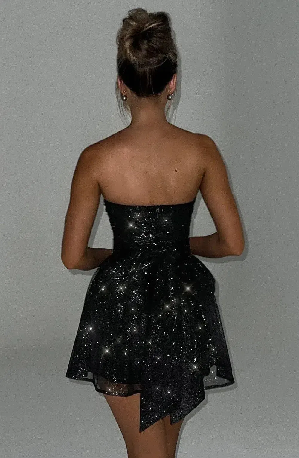 Staria – Corset bodice with bow – Mini dress