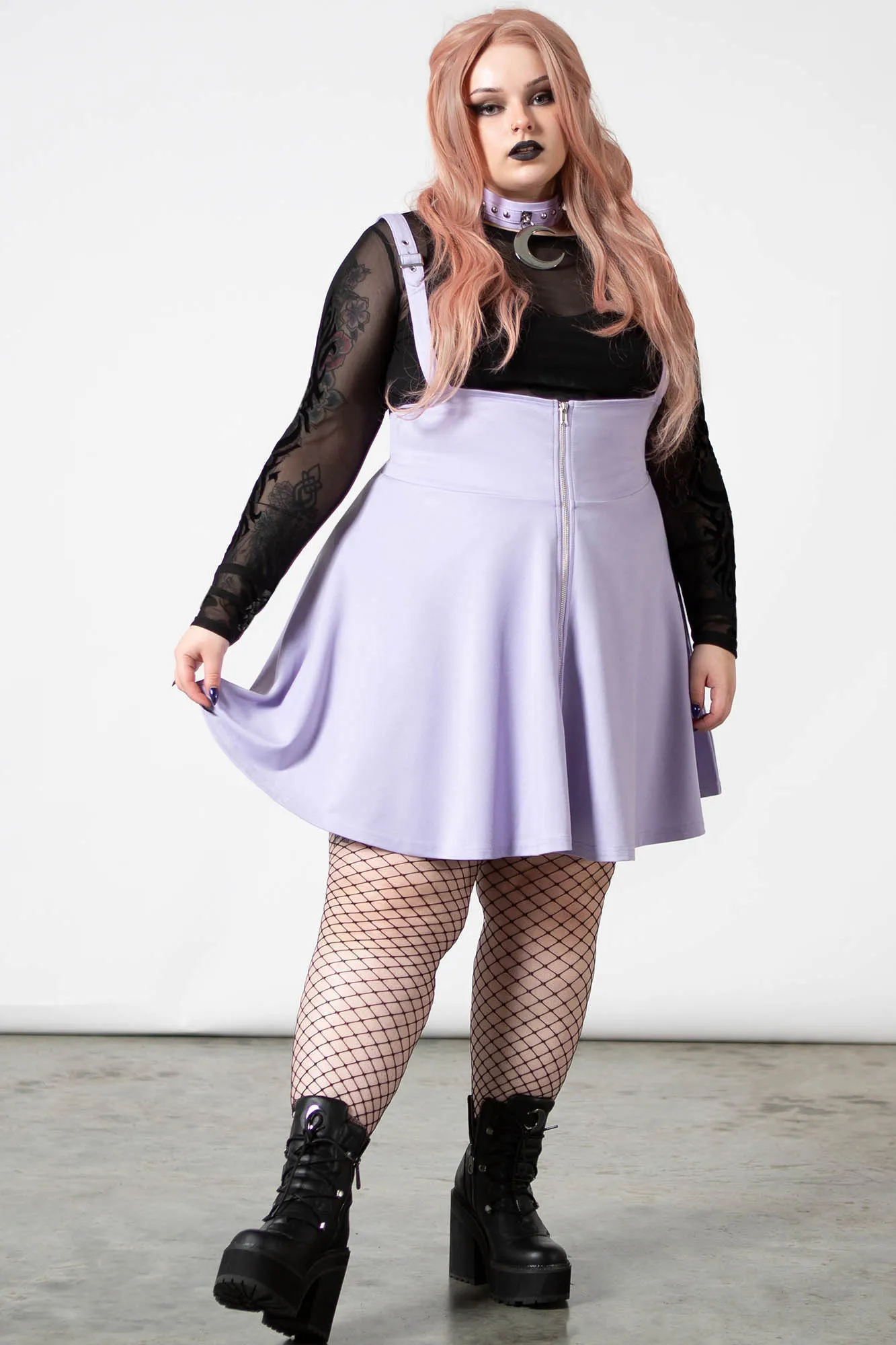 Suspend Me Statement Skirt [PASTEL LILAC]
