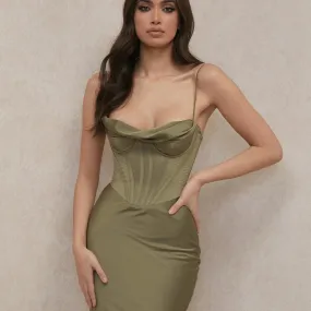Trend4us Women's Satin Dress