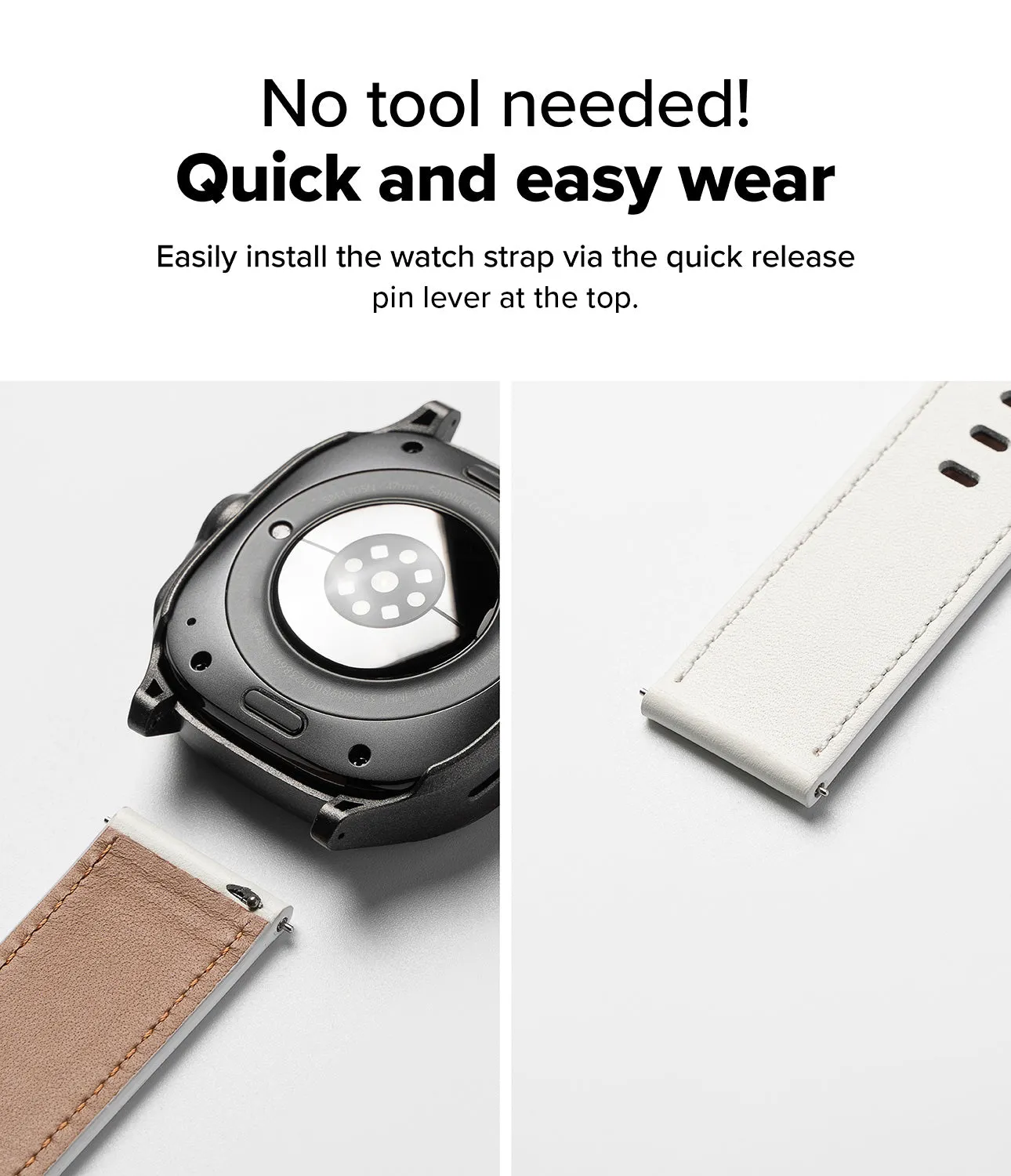 Watch Lug 24mm | Leather One Basic Bold