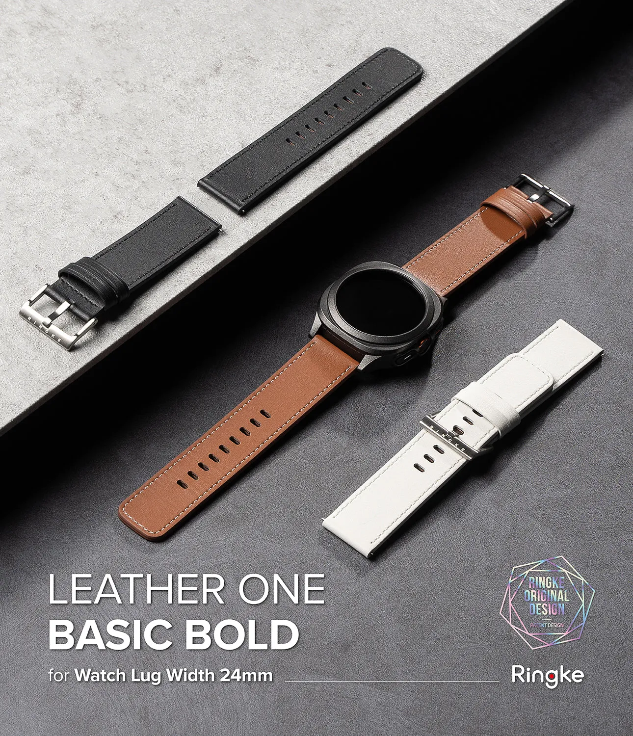 Watch Lug 24mm | Leather One Basic Bold