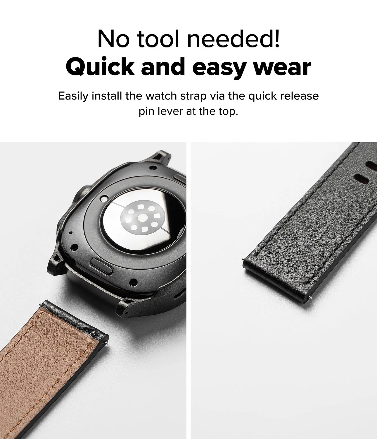 Watch Lug 24mm | Leather One Basic Bold