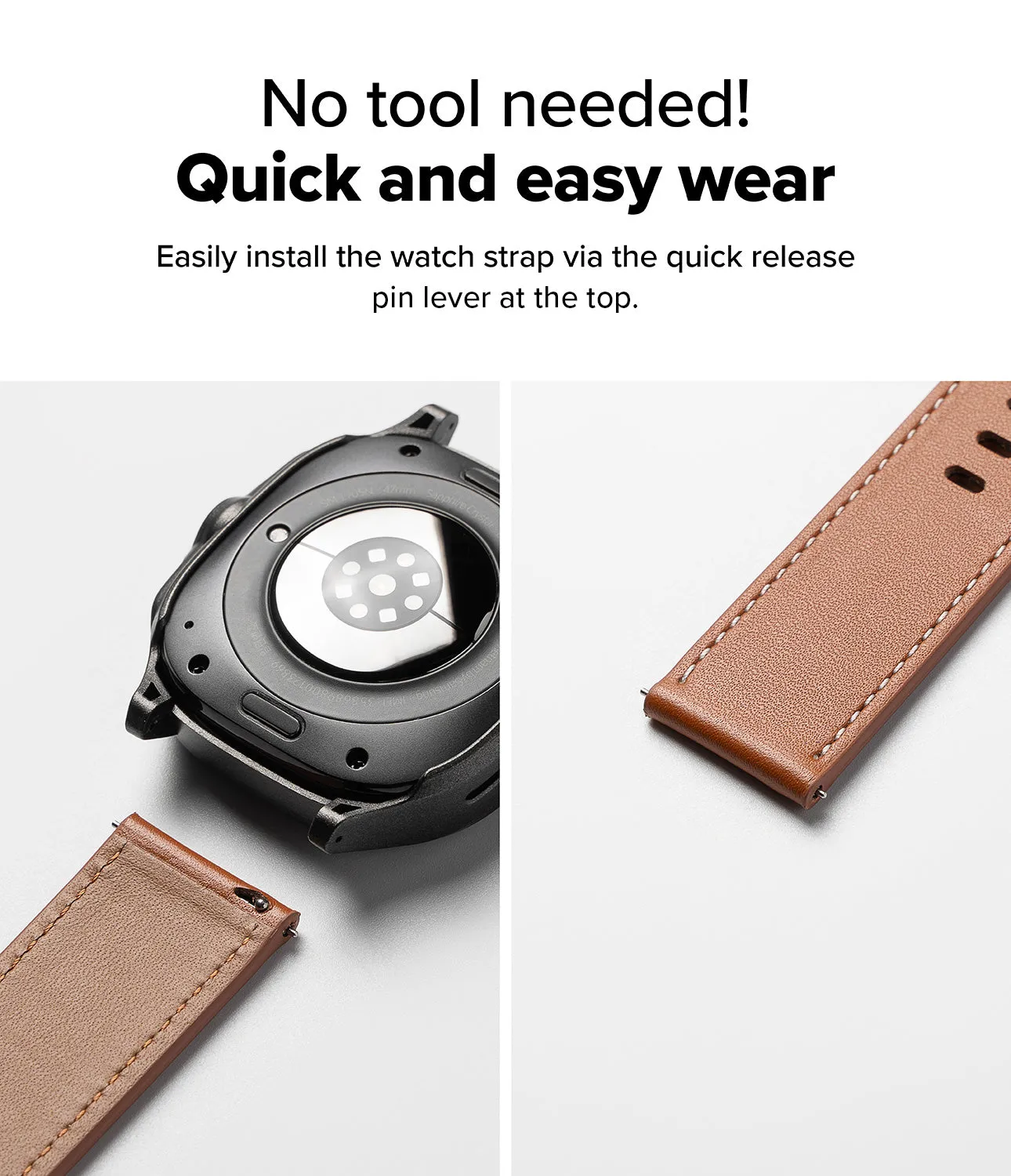 Watch Lug 24mm | Leather One Basic Bold