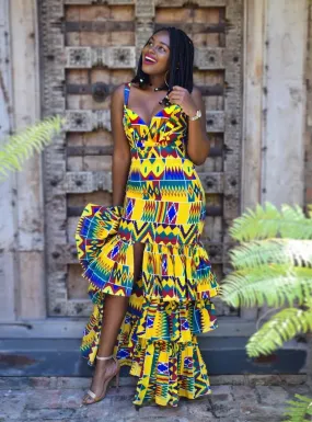 Wholesale African Print Dress Jamila | Box of 10 Ankara Dresses